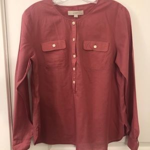 Loft Mauve Blouse